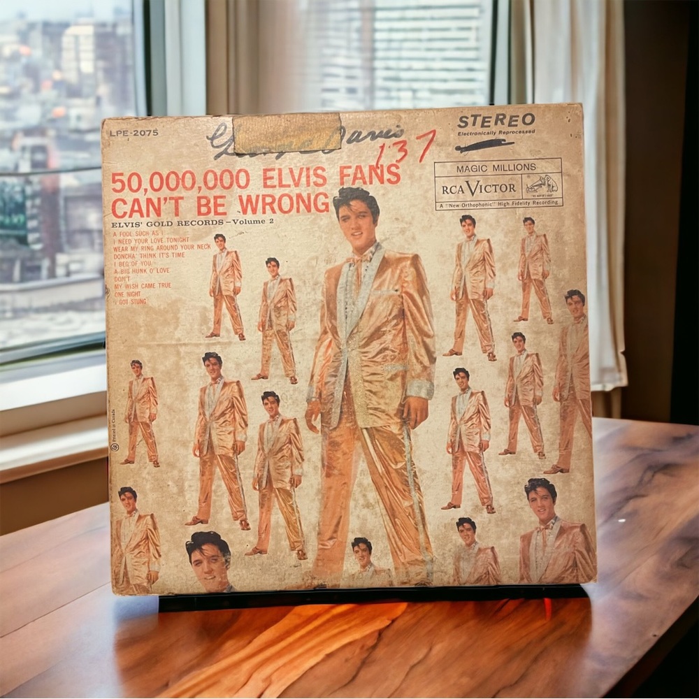 Elvis’ Gold Records, Volume 2 LPM-2075 50,000,000 Elvis Fans Can’t Be Wrong